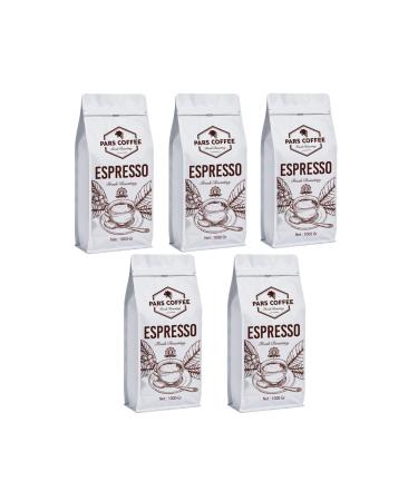 PARS COFFEE Espresso Wild - 5 Kg - Professional Coffee Beans - Medium-dark Roasted
