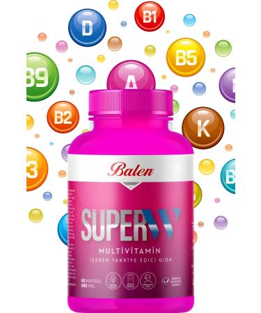 Balen SUPER-W Multivitamin 60 Capsules 585 Mg (For Women) - Buy Online on GoSupps.com