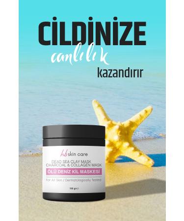 hb skin care collagen dead sea clay mask acne and blackhead anti collagen - Buy Online on GoSupps.com