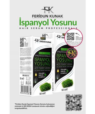 Feridun Kunak 2 Pieces - Spanish Moss - Hair Care Serum