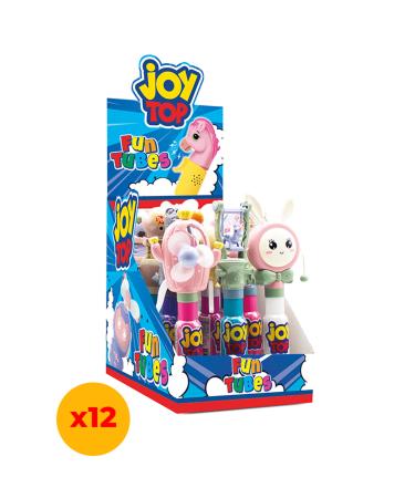 TAYA Joytop Fun Tubes Lollipop 11 Gr x 12 Pieces