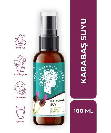 LYC A NATURES SECRET Karaba Water %100 Natural Additive-Free Oily Karaba Water Hydrosol