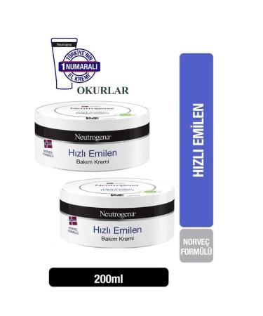 Neutrogena Fast Absorbing Care Cream 200 ml 2 PCS