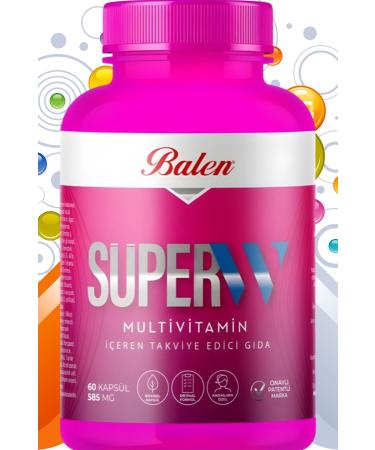 Balen SUPER-W Multivitamin 60 Capsules 585 Mg (For Women)