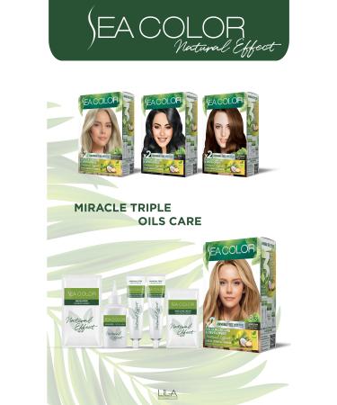 Sea Color Ammonia-Free Vegan Natural Nourishing Permanent Hair Dye0 White Cover (1 PACK 2 x 50 ML) - Buy Online on GoSupps.com