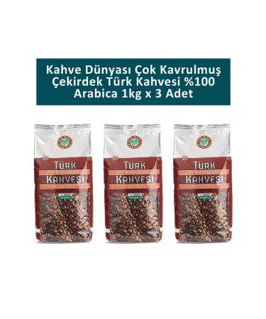 Kahve D nyas Deep Roasted Turkish Coffee 1 kg x 3 Pieces