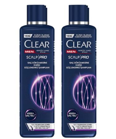 Clear Men Scalp Pro Hair Strengthening Shampoo 300 ml x 2 Pieces