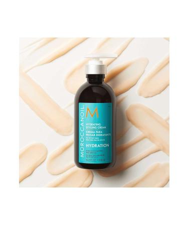 Moroccanoil Hydrating Styling Cream - Anti-Frizz Conditioner for All Hair Types 300 ml 10.2 fl oz CYT97