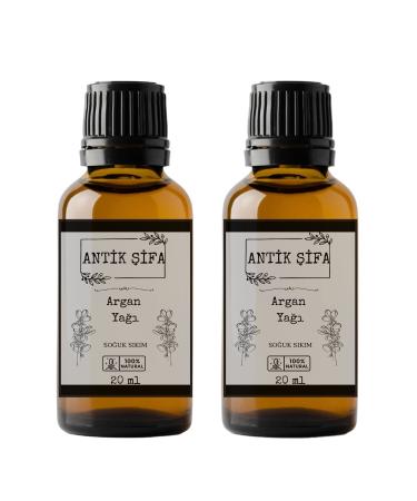 Ancient Healing Cold Pressed Pure Argan Oil - (2 X 20 ML)