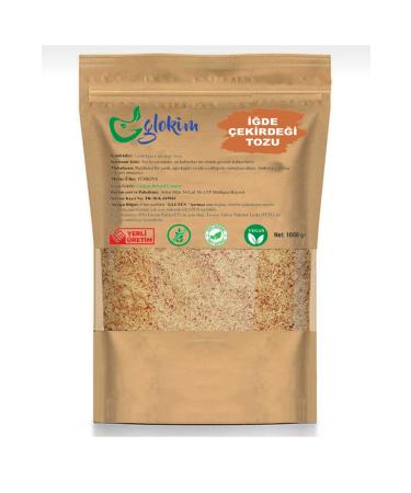GLOKIM OLEASTER SEED FLOUR 1 KG WHOLE GROUND OLEASTER SEED POWDER - Buy Online on GoSupps.com