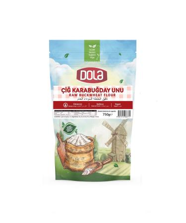 Dola Gluten Free Raw Buckwheat Flour 750 Gr