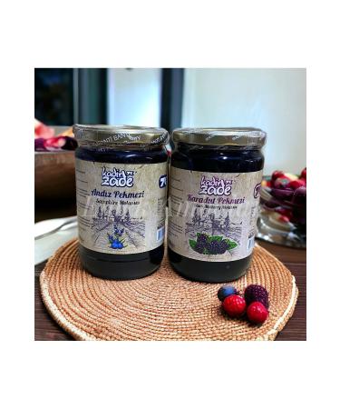 KADIRZADE Black Mulberry Molasses 800g and Juniper Molasses 800g 2-pack