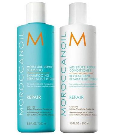 Moroccanoil Repair Moisture Shampoo 250ml + Cream 250ml Set of 2