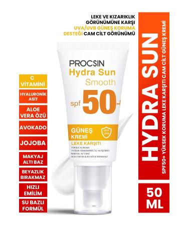 PROCSIN Hydra Sun Spf50+ Intensive Moisturizing Soothing Anti-Spot Glass Skin Sunscreen Pa++++