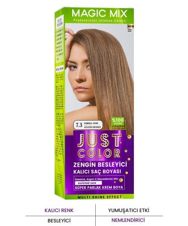 PROCSIN Magic Mix Color Kit Bright and Vivid 7.3 Blonde Dore Permanent Hair Dye