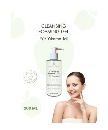 skin rise NATURAL FACE WASH GEL VEGAN PRODUCT 200ML