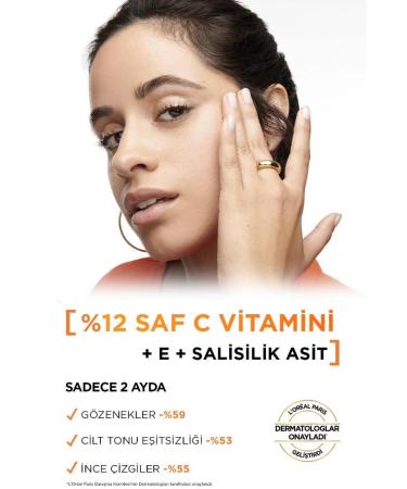 L'Oreal Paris Revitalift Clinical Pure Vitamin C Brightening Tone-Equalizing Anti-Pore Serum - Buy Online on GoSupps.com