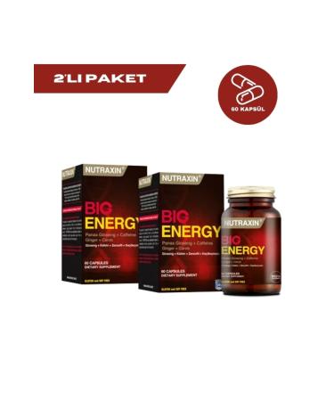 Nutraxin Big Energy 60 Capsules | Pack of 2