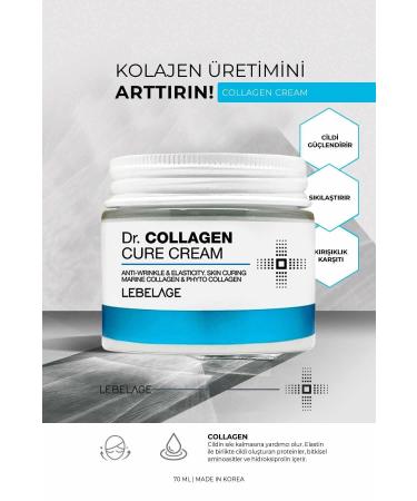LEBELAGE Anti-Wrinkle Elasticity Enhancing Marine Collagen Cream Dr Collagen Cure Cream - Buy Online on GoSupps.com