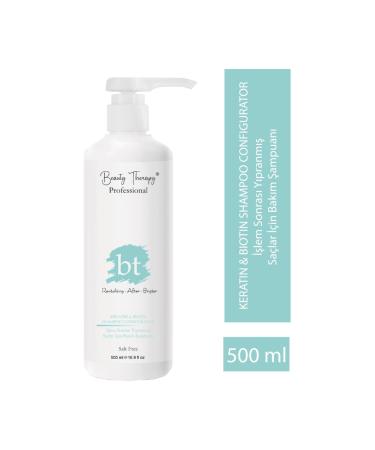 Beauty Therapy bt Professional Keratin & Biotin Post-Process Salt-Free Care Shampoo for Damaged Hair 500ml