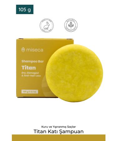 miseca Titan Solid Shampoo Dry Damaged and Falling Hair 105 G