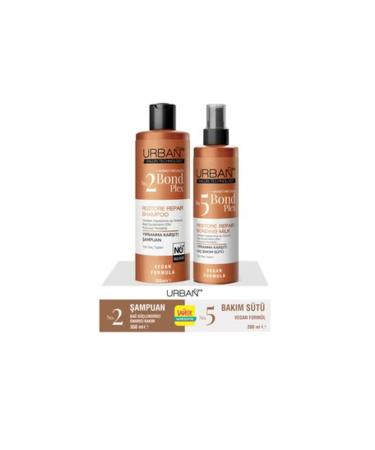 Urban Care Bond Plex Shampoo 350 ml + Hair Care Milk 200 ml Advantageous Set