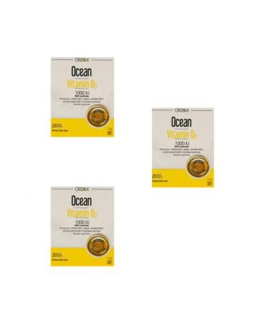Ocean Vitamin D3 1000 IU Oral Spray 20 ml 3 PCS