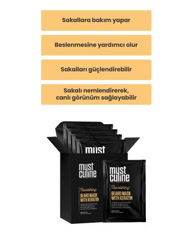 Mustculine Gel Keratin Mask - Buy Online on GoSupps.com