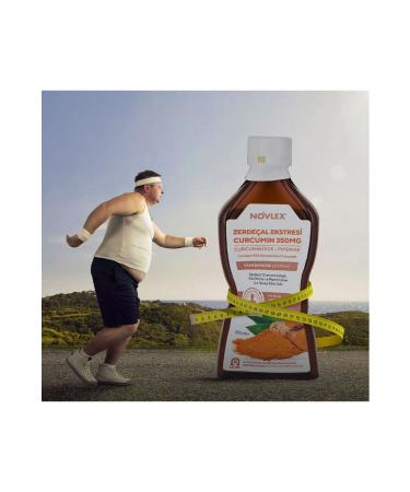 novlex Turmeric - Food Supplement Containing Curcumin (Turmeric) and Piperine Extract (Extract) 250 ml - Buy Online on GoSupps.com