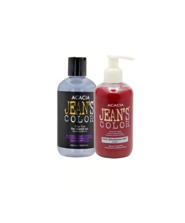 Acacia Jean's Color Pink 250ml. Ammonia-Free Balayage Color Hair Dye Dye Protect Shampoo.250ml.