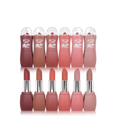 Roesia Rose Cosmetics Beauty Model L Miss You Matte 6-Piece Lipstick Set
