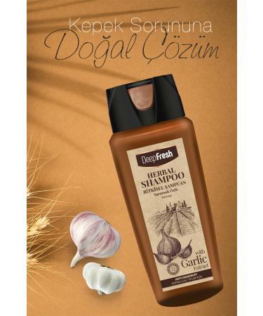 Deep Fresh Herbal Shampoo Garlic Extract Dandruff Hair 500 Ml - Buy Online on GoSupps.com