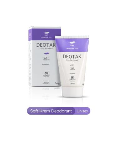 Deotak Cream Deodorant Soft 35ml Cream Deodorant for Sensitive Skin