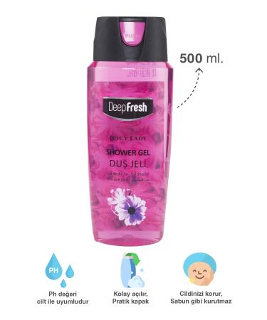 Deep Fresh Practical Cover Women Shower Gel Juicy Lady 500 ml - Buy Online on GoSupps.com