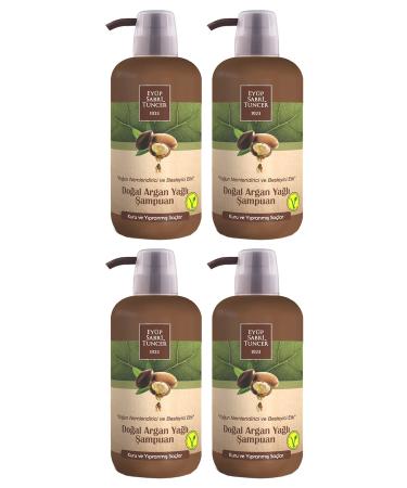 Ey p Sabri Tuncer Natural Argan Oil Shampoo 600 Ml X 4 Pieces
