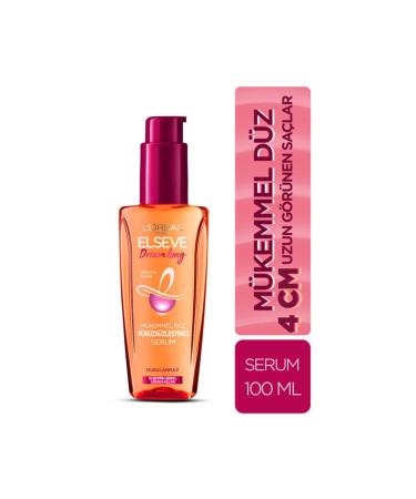 L'Oreal Paris Elseve Dream Long Keratin Perfectly Straight Smoothing Serum 100ml - Buy Online on GoSupps.com