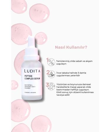 LUDITA Anti-Fine Lines and Wrinkles Intense Moisturizing Peptide Complex Serum - Buy Online on GoSupps.com