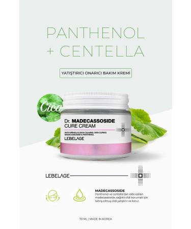 LEBELAGE Repairing and Soothing Cream with Panthenol and Centella Dr Madecassoside Cure Cream - Buy Online on GoSupps.com