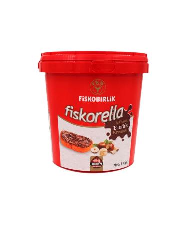 Fiskobirlik Fiskorella Cocoa Hazelnut Cream 1 kg 4 pieces - Buy Online on GoSupps.com