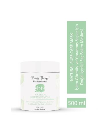 Beauty Therapy bt Professional Natural Pure Care Treatment Mask for Treated and Damaged Hair 500ml