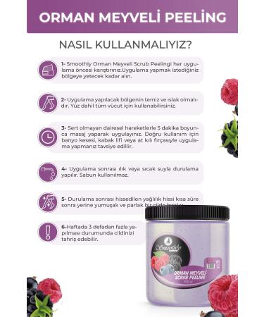 Smoothly Forest Fruit Revitalizing & Softening Hand Foot and Body Care Peeling 800gr - Buy Online on GoSupps.com