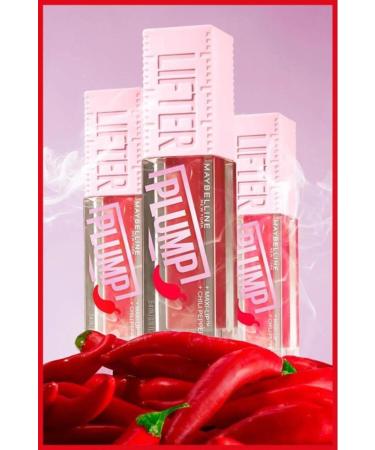 Maybelline New York Lifter Plump Lip Gloss- 005 Peach Fever Makeup Set with Bag - Buy Online on GoSupps.com