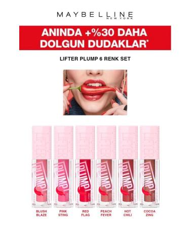 Maybelline New York Lifter Plump Lip Gloss Instant Plump Lips Kit