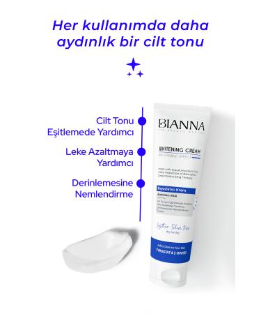 Bianna Whitening Cream - Brightening and Skin Tone Equalizer 100 ML - Buy Online on GoSupps.com