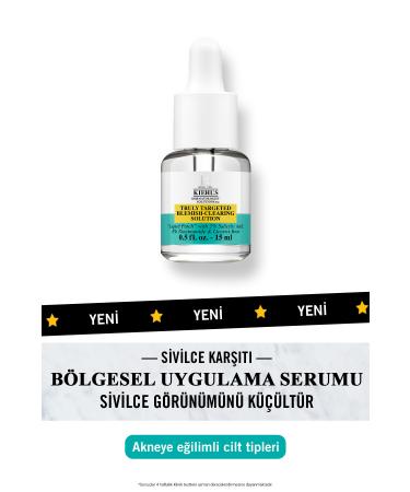 Kiehl's Truly Targeted Blemish-clearing Solution - Anti-Acne Serum 15 ml