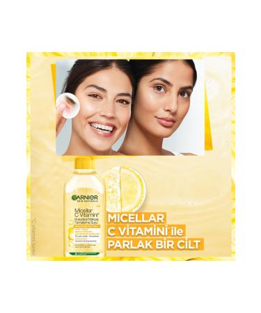 Garnier Micellar Vitamin C Flawless Make-Up Remover Water 400ml - Buy Online on GoSupps.com