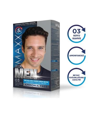 MAXX DELUXE PERFECT MEN PERMANENT HAIR DYE (AMMONIA-FREE)
