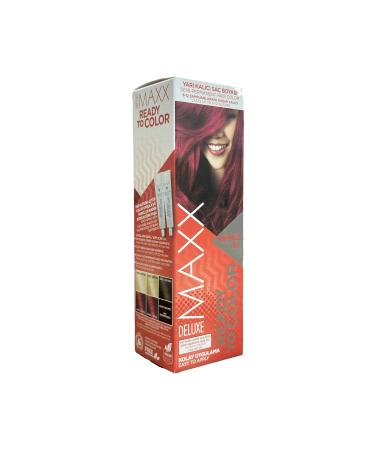 MAXX DELUXE SEMI PERMANENT HAIR DYE (5 WONDERFUL COLORS) 2X50 ML - Buy Online on GoSupps.com