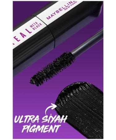 Maybelline New York Maybelline Surreal Meta Black Mascara Intense Volume Lashes-Lifter Plump Full Lips 006 - Buy Online on GoSupps.com
