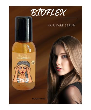 Bioflex Argan Hair Serum Special Argan Care Oil for Slow Growing and Damaged Hair 100 Ml - Buy Online on GoSupps.com